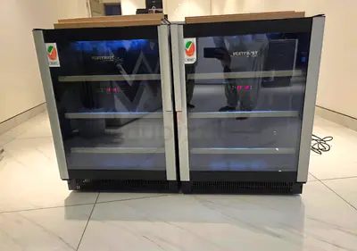 Vestfrost wine fridge dual zone temperature beverage cooler
