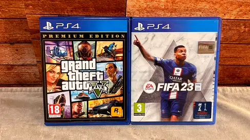 PS4 Games Bundle: Grand Theft Auto V Premium Edition + FIFA 23 (Physical)