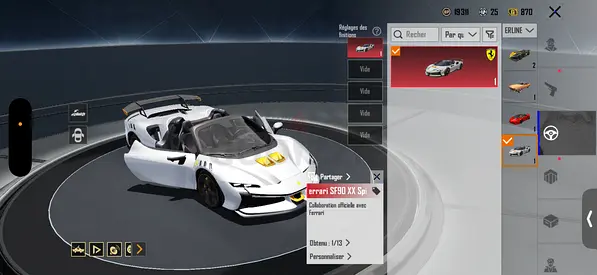 Pubg accounts with 4supercars 5 m416 upgradable skin