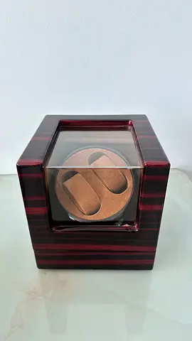 Automatic Double Watch Winder in Wooden Finish (No Watch)