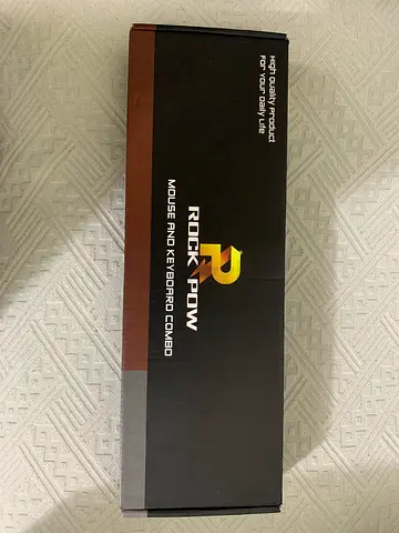 Rock Pow Wireless LED Mechanical Gaming Keyboard  Mouse – Brand New