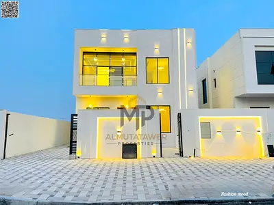 Villa for sale | ajman| al helio2 area | 4 master rooms, majlis, 2 halls, maid room| freehold | 0 registration fees | negotiable price.