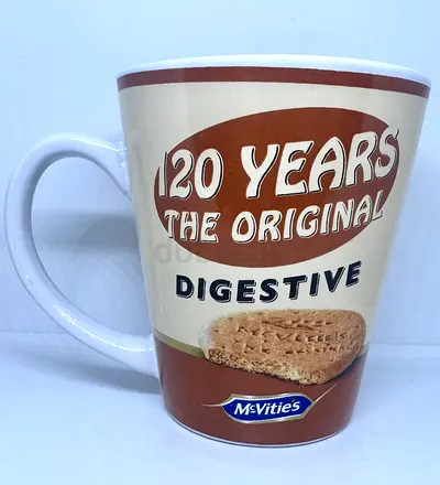 McVitie's Digestive 120 Years Branded Ceramic Mug