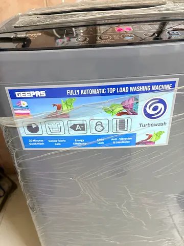 Geepas Fully Automatic Top Load Washing Machine - Good Working Condition 6kg