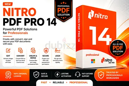 Nitro PDF Pro 14 Professional | Full License for Windows