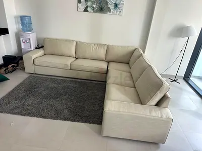 IKEA Kivik l shape Sofa beige