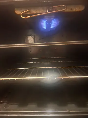 Used built-in gas oven interior - working burner and racks urgently sale