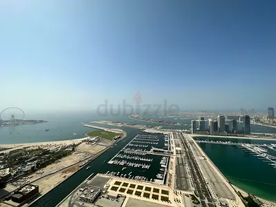 Furnished Master Room/Attch Balcony/next to tram/sea n palm view/Princess Tower,Marina