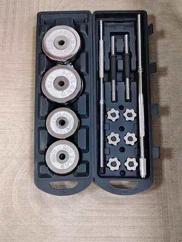 50kg full dumbell set available