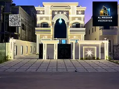 Luxury classic villa with 6 master bedrooms, a majlis, and 3 living rooms. Freehold ownership for al