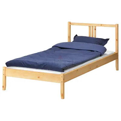 IKEA Single Pine Wooden Bed Frame - Good Condition