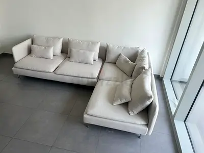 IKEA Soderhamn Stylish L Shape Sofa Beige
