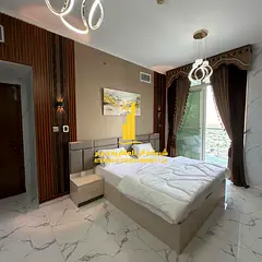 With a stunning sea view, the most luxurious and elegant fully furnished one-bedroom apartment with
