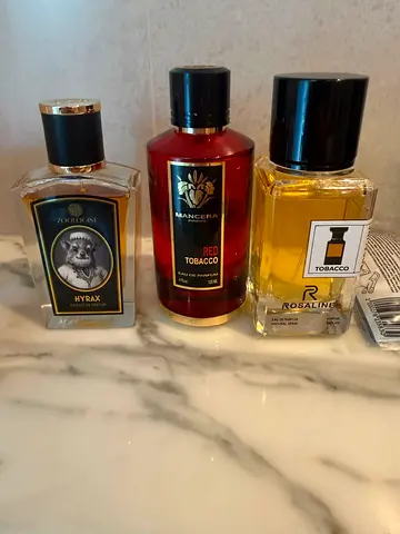 Set of 3 Men's/Unisex Tobaccos & Oriental Eau de Parfum - Part/Tester Bottles