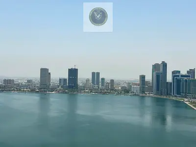 للإيجار السنوي  شقة فاخرة 4 غرف وصالة بإطلالة بحرية كاملة في المجاز 3