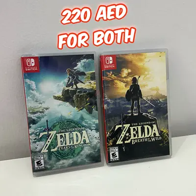 The Legend of Zelda: Breath of the Wild + Tears of the Kingdom (Nintendo Switch) - 2 Games