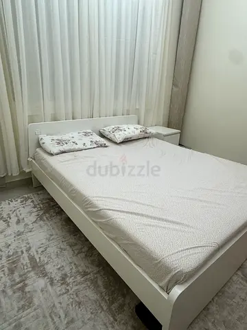 Bed + cabinet for sale