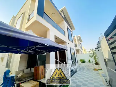 A spacious luxury villa available for annual rent in Al Yasmeen, Ajman. Featuring a modern design, premium finishes