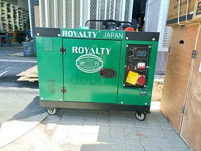 Royalty Japan Diesel Generator - Portable, Silent Enclosure