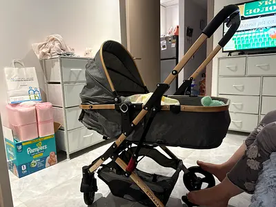 2-in-1 Baby Stroller with Bassinet