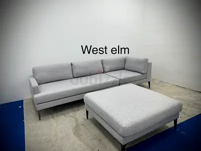 Perfect condition west elm sofa