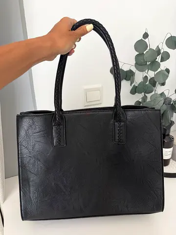 Black handbag