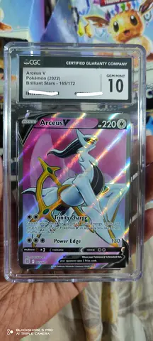 Graded Arceus V Pokémon Brilliant Stars - CGC Gem Mint 10 (165/172)