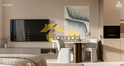 سكاي لاين فيو 3 غرف نوم | شقة مفروشة | حدائق ربدان