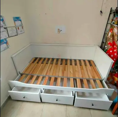 IKEA Hamnes day bed with 2 mattress and 3store
