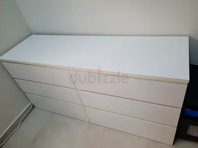 White 6 Drawer Chest of Drawers