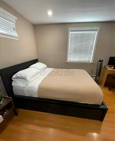 Ikea queen size bed with mattress and storage drawers