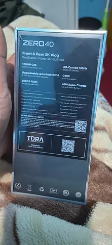 Infinix Zero 40 - 256GB ROM 108MP OIS Camera