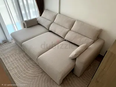Selling IKEA Eskilstuna L Shape Sofa Bed beige