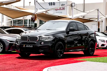 BMW X6 xDrive50i M Sport 2015 خليجية بدون صبغ بحالة الوكالة التامة وسعر عرض ممتاز