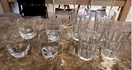 Drinking glasses (8pcs)