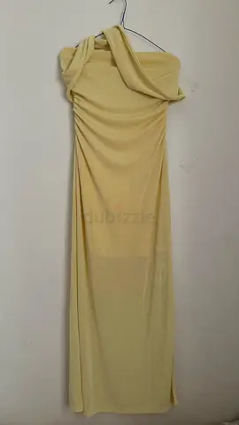 Yellow long dress