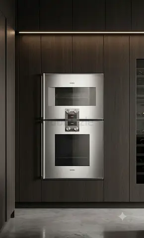 Gaggenau latest model series 200 electric oven and microwave set built-in