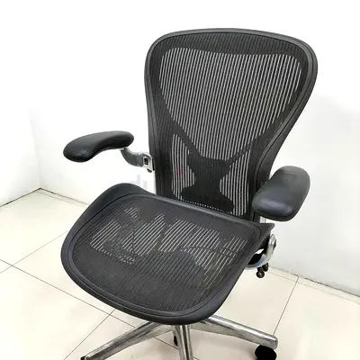 Herman miller Aeron size C fully loaded Aluminum frame