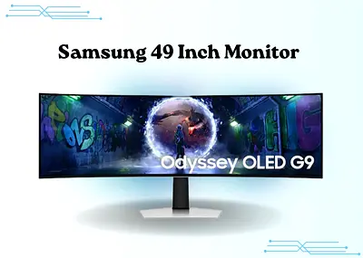 Samsung 49 Inch Odyssey OLED G9 Monitor | DQHD 240Hz Gaming Monitor | LS49DG934SUXEN