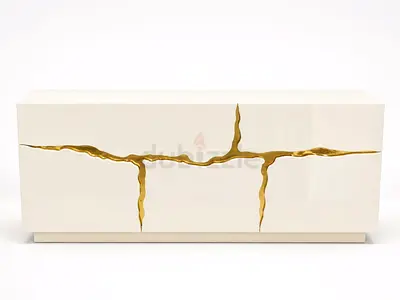 This striking piece of luxury furniture is the Lapiaz Sideboard design by boca do lobo