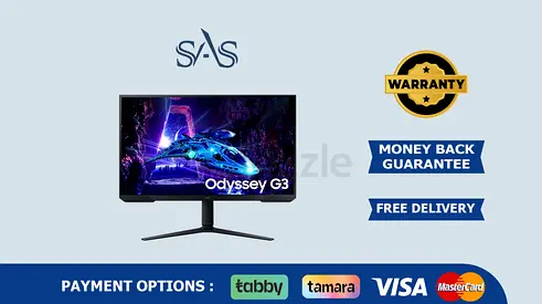 Samsung | 32 Inch | Odyssey G3 | 180Hz | VA | New | Free Delivery | Warranty | LS32DG302EUXEN