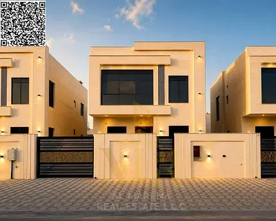 🏡 Luxury villa for sale in Al Helio 2 – Ajman | 3 master bedrooms | Super deluxe finishing | Prime