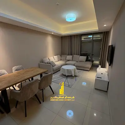 شقة فاخره ثاني ساكن غرفتين وصالة مع بلكونه و جيم و مسبح.عجمان غلفا تاور. للإيجار الشهري. الايجار يشمل الفواتير والإنترنت وموقف