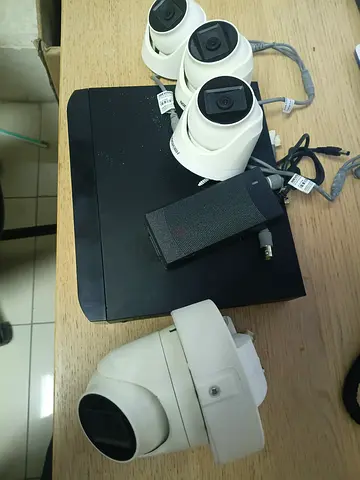Used CCTV Camera Kit with DVR and Dome Cameras - Working Condition