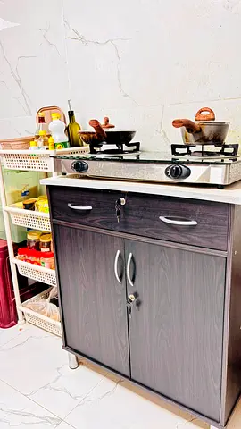 Gas Cooker w/kitchen Cabinet