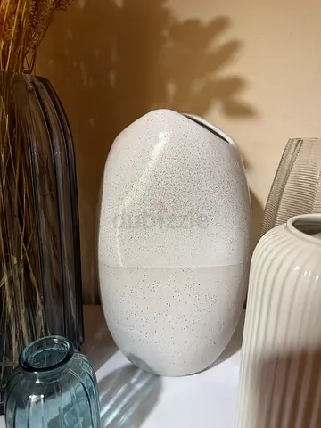 Decorative Ceramic Vases – White and Glass Accent Pieces