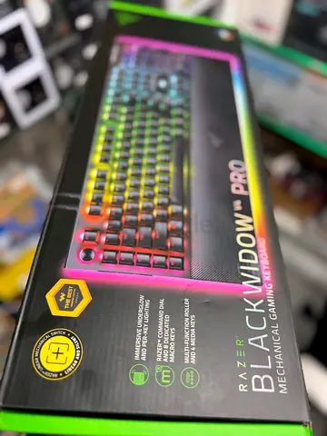 Razer BlackWidow Pro Mechanical RGB Gaming Keyboard - Boxed