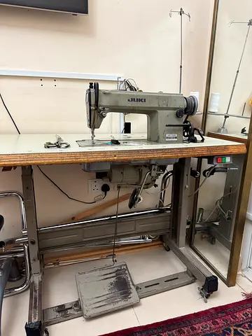 Juki Industrial Sewing Machine on Heavy-Duty Table - Working Condition