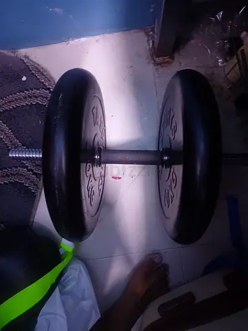 20 kg dumbbell with weight plates - good condition