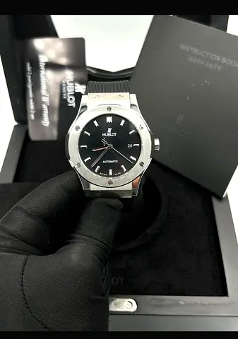Hublot Classic Fusion Titanium watch featuring